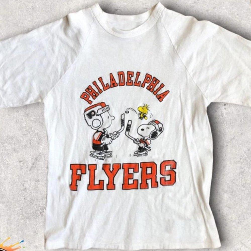 Retro Nhl Philadelphia Flyers Tshirt Philadelphia Flyers Shirt